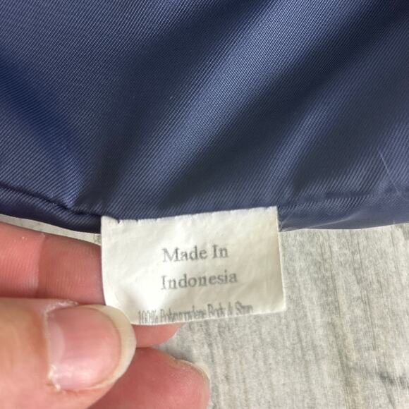 The Sak Navy Blue Medium Shoulder Bag Purse with Matching Knitted Wallet Boho - Picture 6 of 10